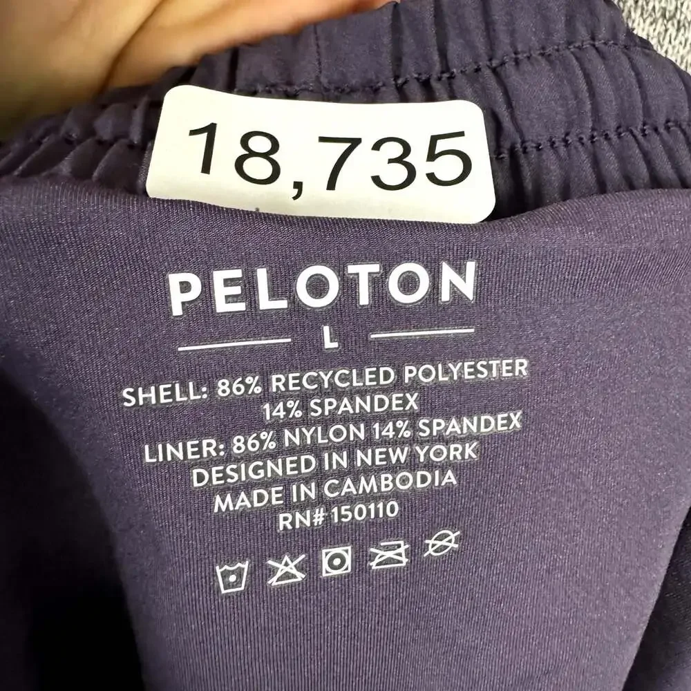 Peloton Men's Size Large Purple Lined 7